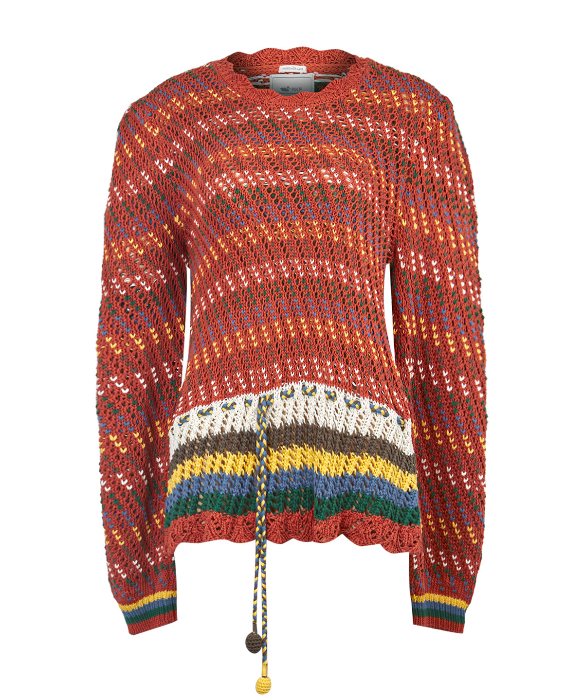 Sweater Algodón Orgánico Mujer Mirko Verde Rockford