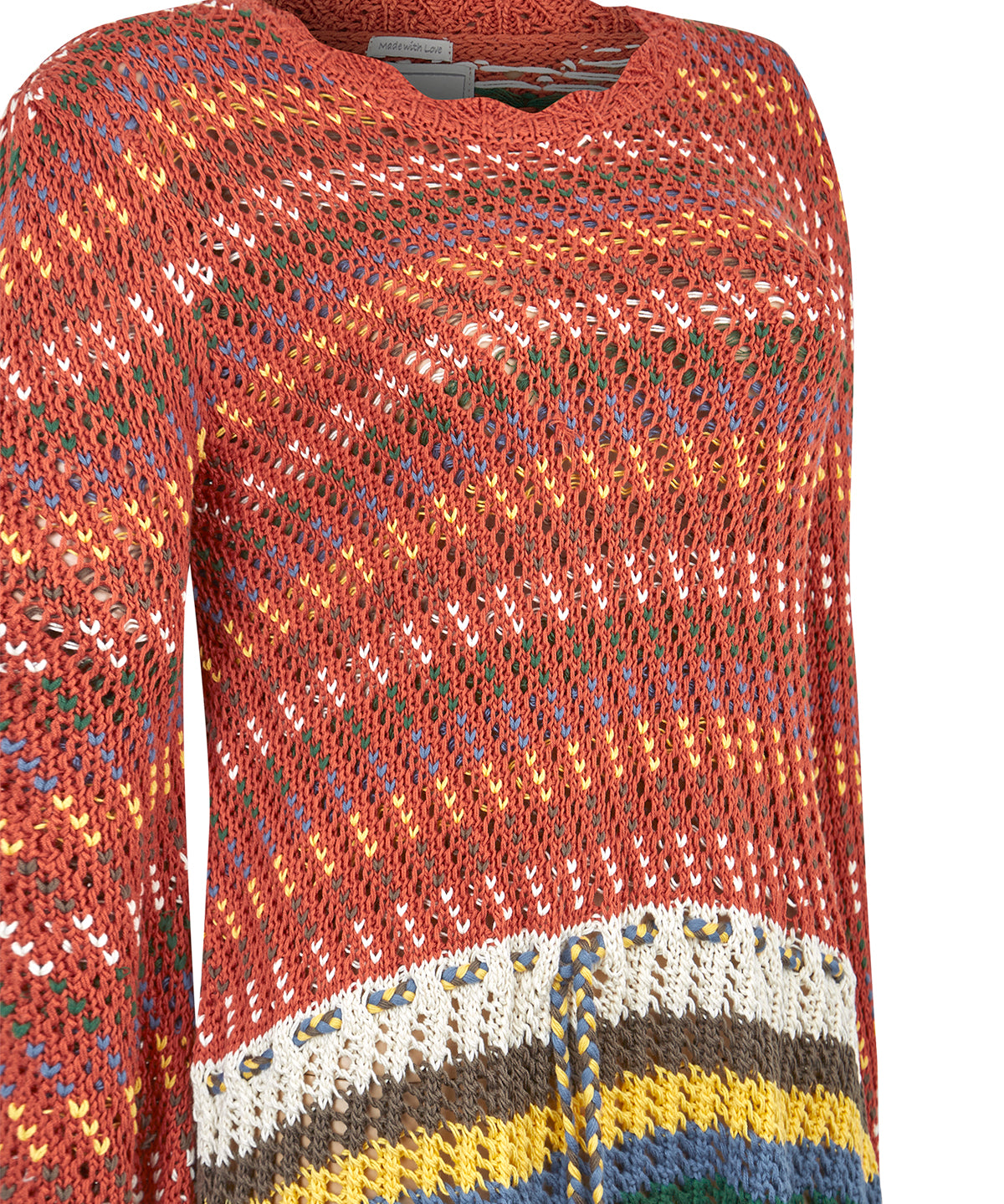 Sweater Algodón Orgánico Mujer Mirko Verde Rockford