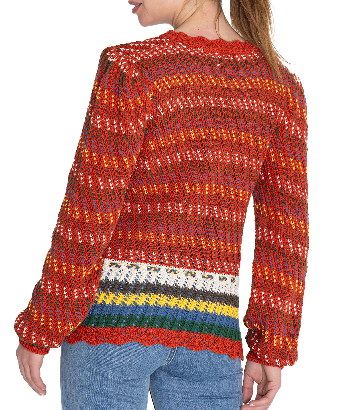Sweater Algodón Orgánico Mujer Mirko Verde Rockford