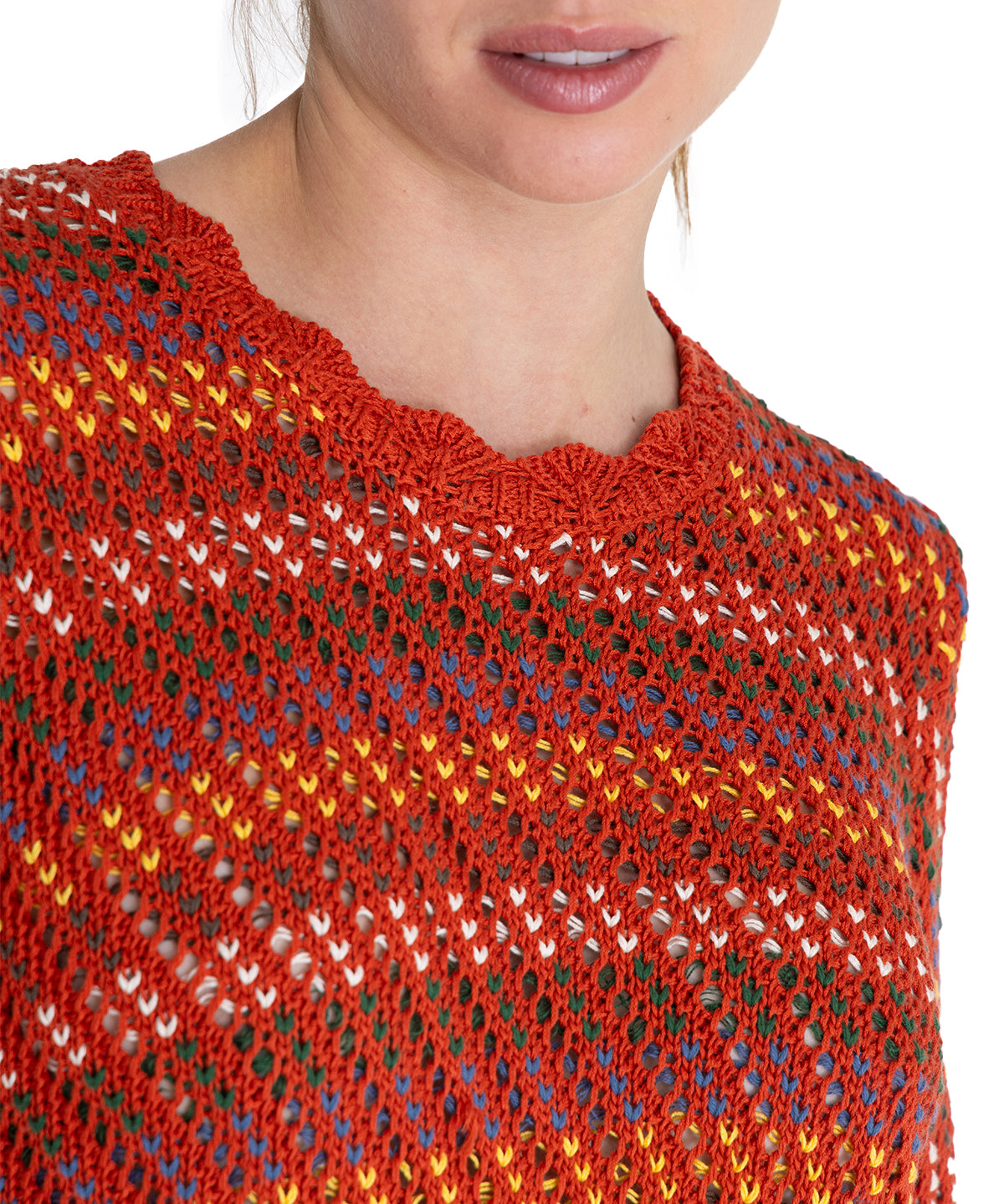 Sweater Algodón Orgánico Mujer Mirko Verde Rockford