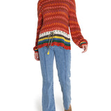 Sweater Algodón Orgánico Mujer Mirko Verde Rockford