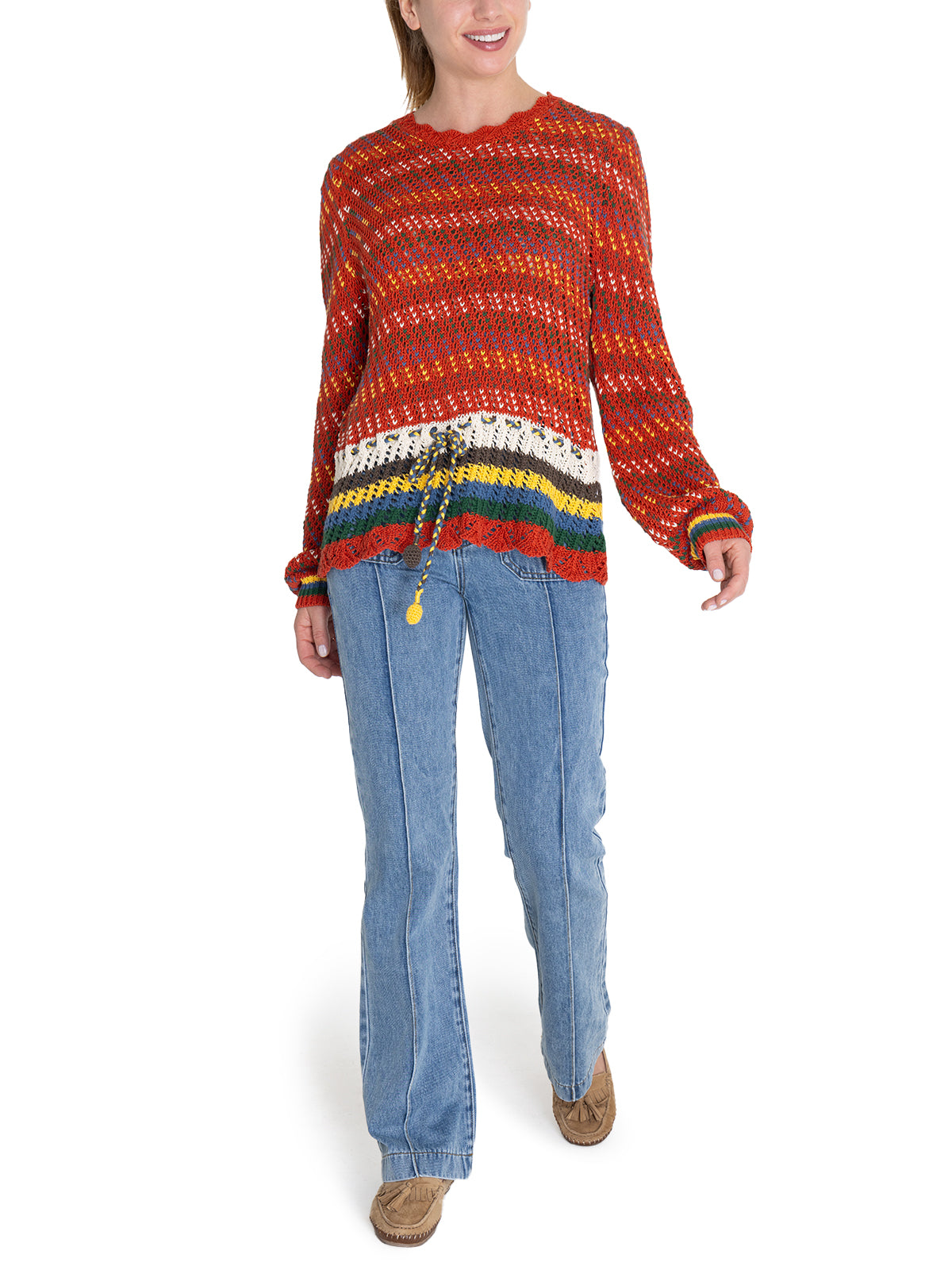 Sweater Algodón Orgánico Mujer Mirko Verde Rockford