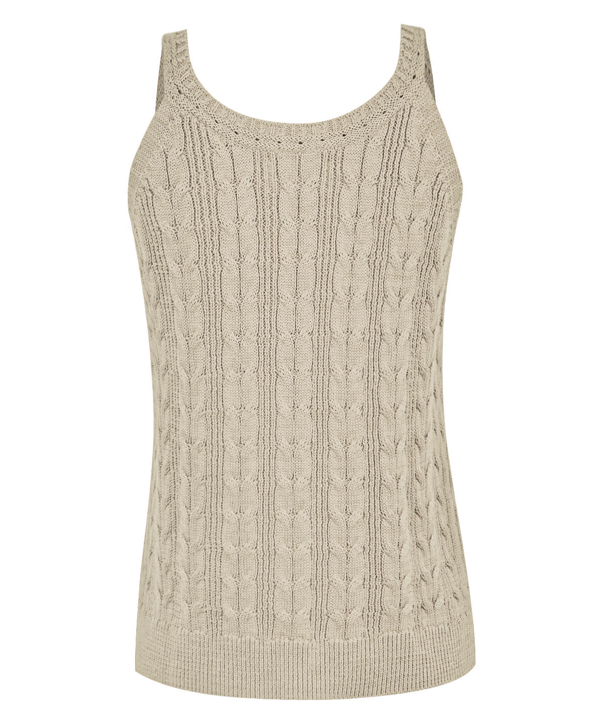 Polera Algodón Orgánico Mujer Samar Beige Rockford