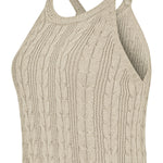 Polera Algodón Orgánico Mujer Samar Beige Rockford