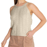 Polera Algodón Orgánico Mujer Samar Beige Rockford