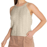 Polera Algodón Orgánico Mujer Samar Beige Rockford