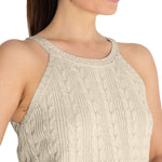 Polera Algodón Orgánico Mujer Samar Beige Rockford
