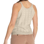 Polera Algodón Orgánico Mujer Samar Beige Rockford