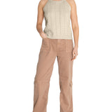 Polera Algodón Orgánico Mujer Samar Beige Rockford
