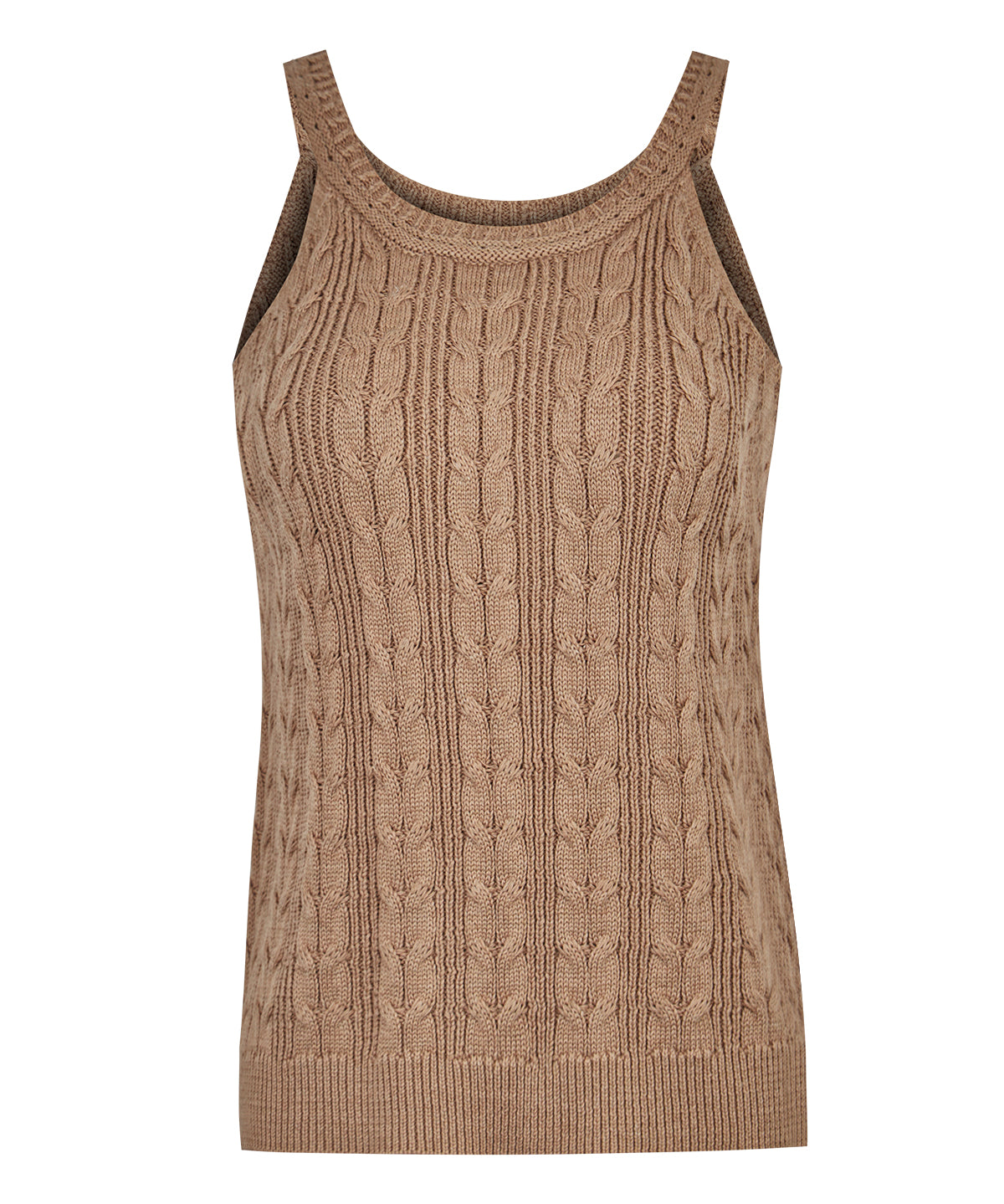 Polera Algodón Orgánico Mujer Samar Café Rockford