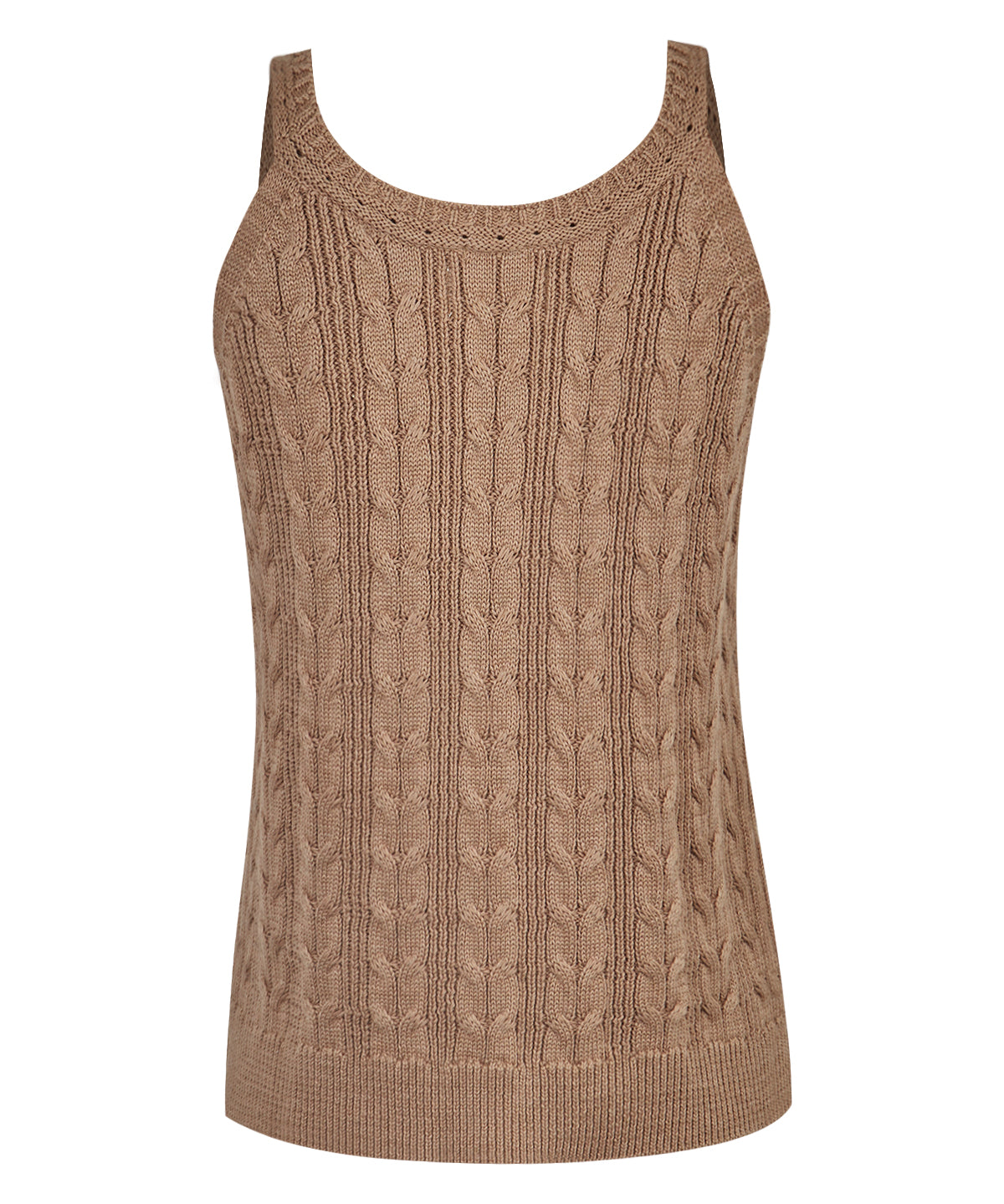 Polera Algodón Orgánico Mujer Samar Café Rockford