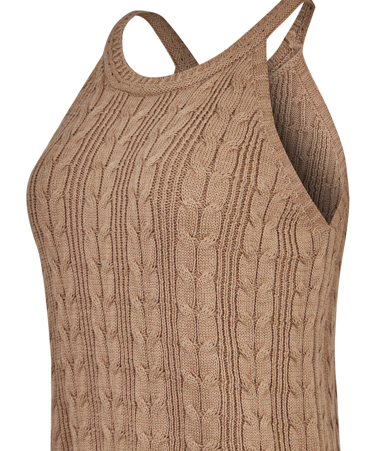 Polera Algodón Orgánico Mujer Samar Café Rockford