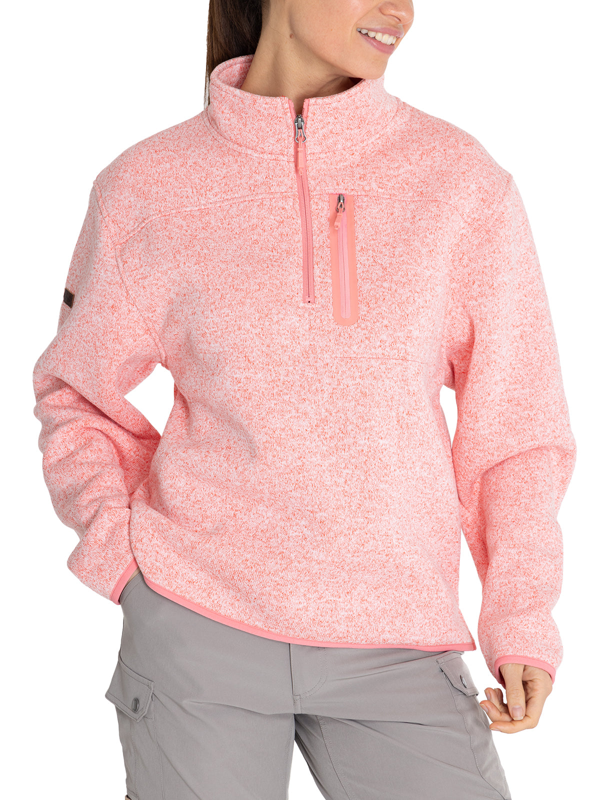 Polar Fibras Recicladas Mujer Amber Naranjo Rockford