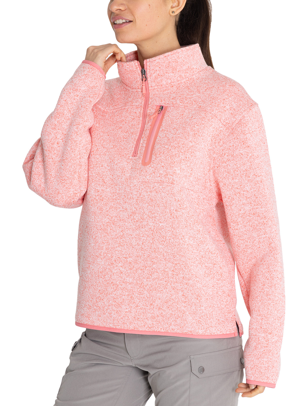 Polar Fibras Recicladas Mujer Amber Naranjo Rockford
