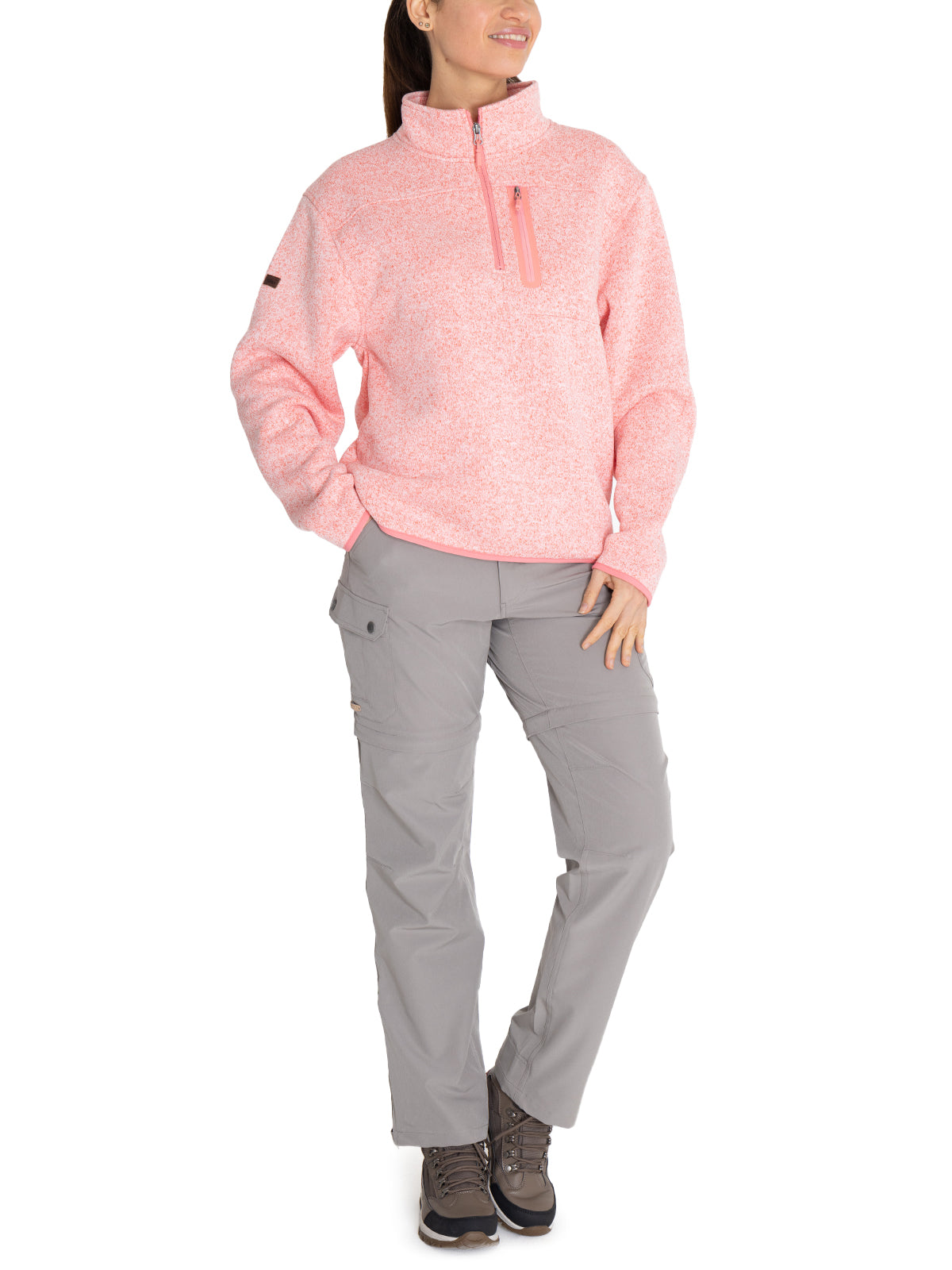 Polar Fibras Recicladas Mujer Amber Naranjo Rockford