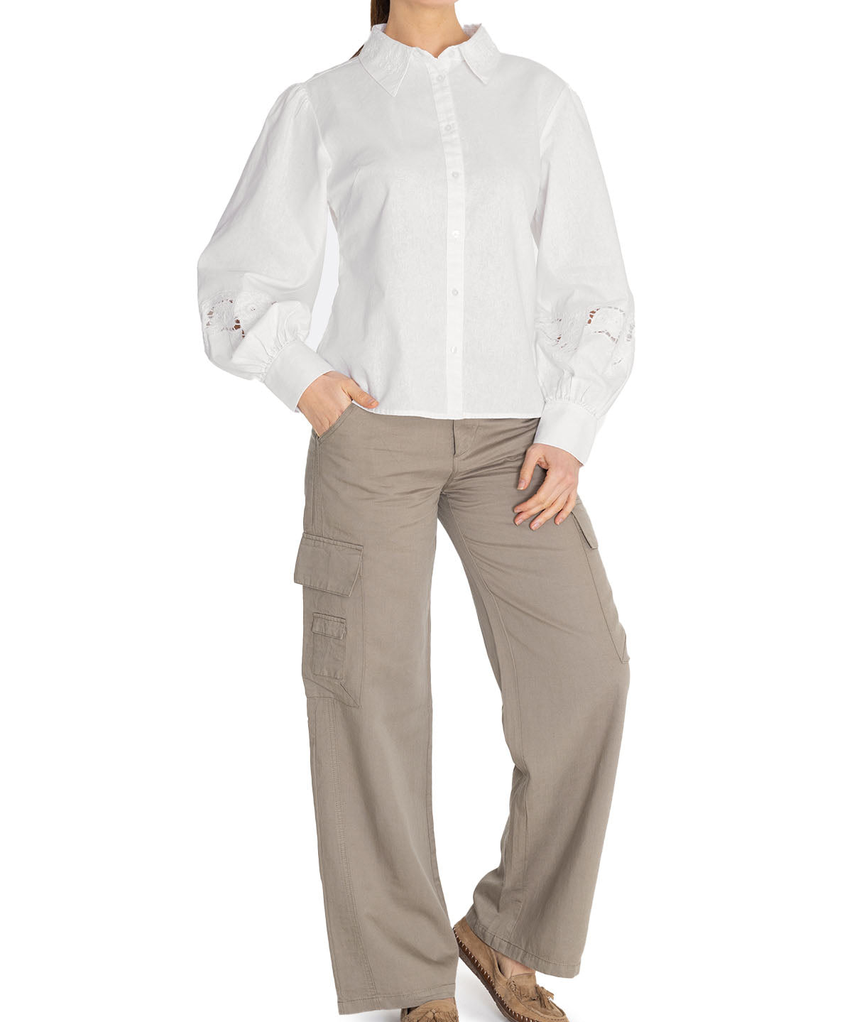 Blusa Algodón Orgánico Mujer Carla Blanco Rockford