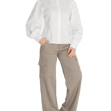 Blusa Algodón Orgánico Mujer Carla Blanco Rockford