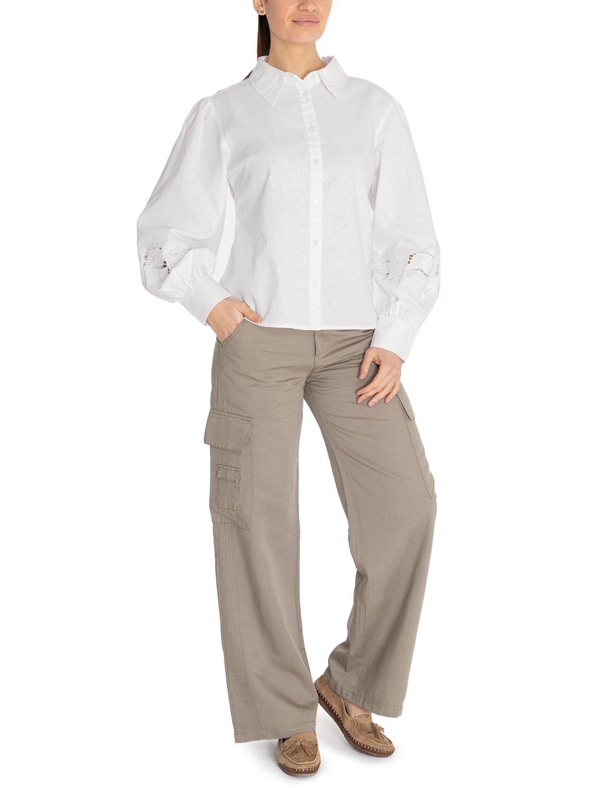 Blusa Algodón Orgánico Mujer Carla Blanco Rockford