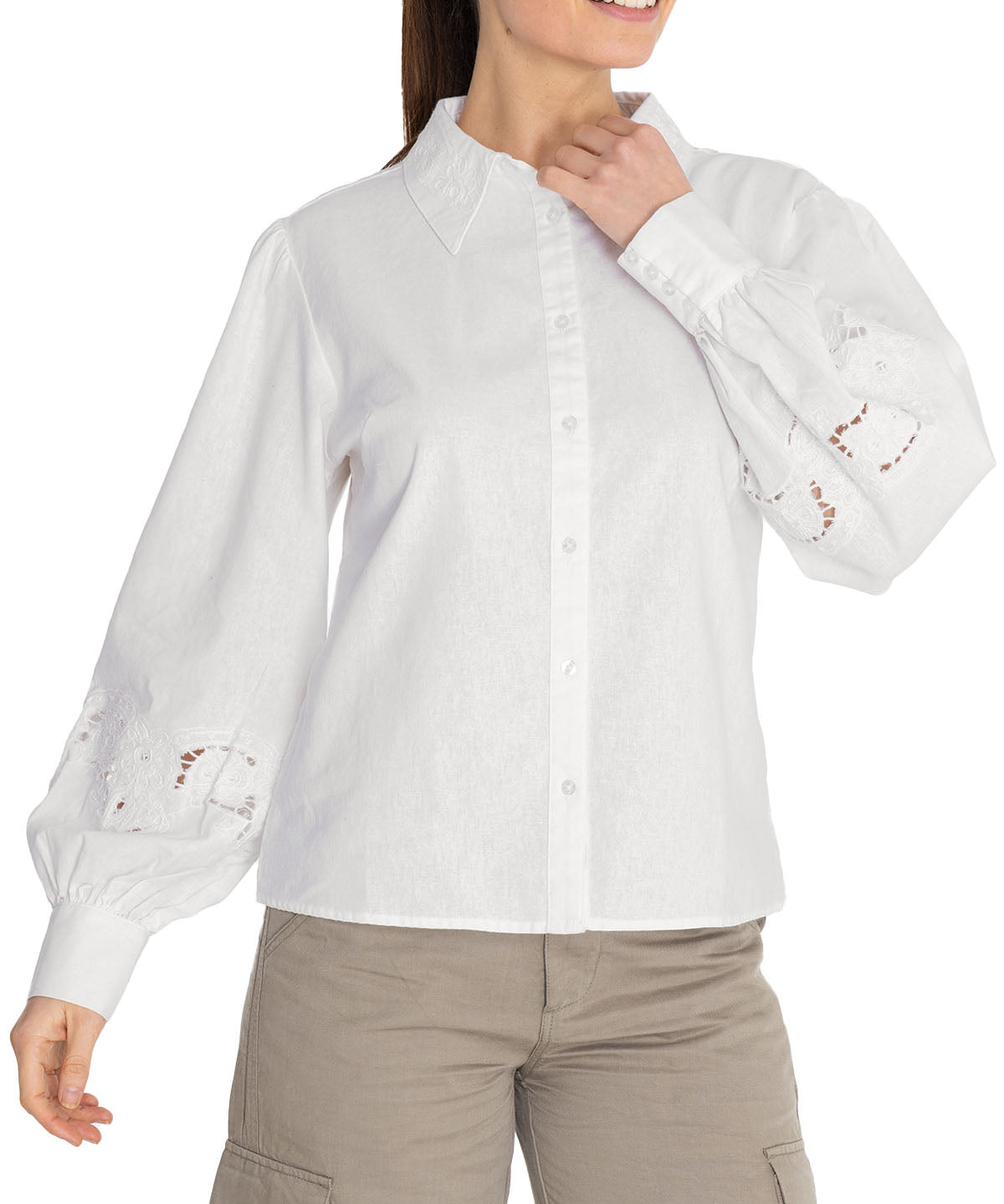 Blusa Algodón Orgánico Mujer Carla Blanco Rockford