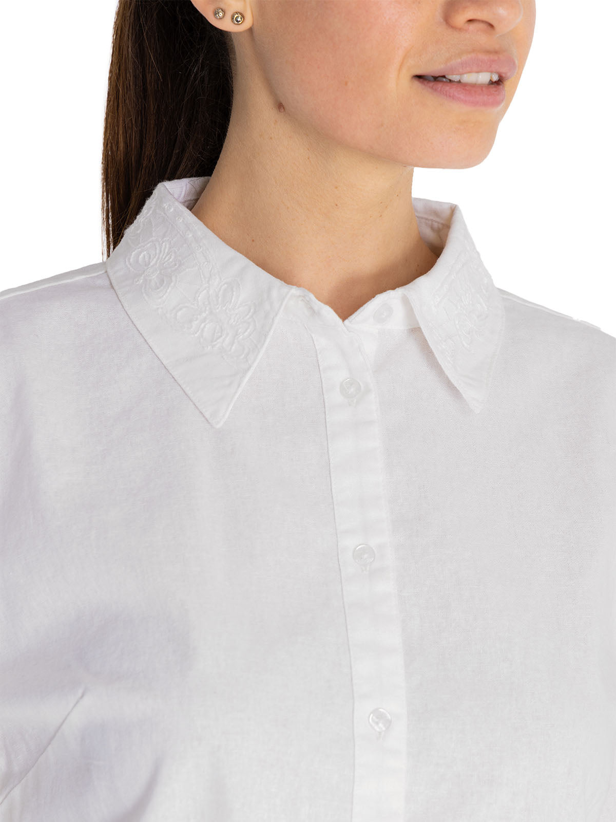 Blusa Algodón Orgánico Mujer Carla Blanco Rockford