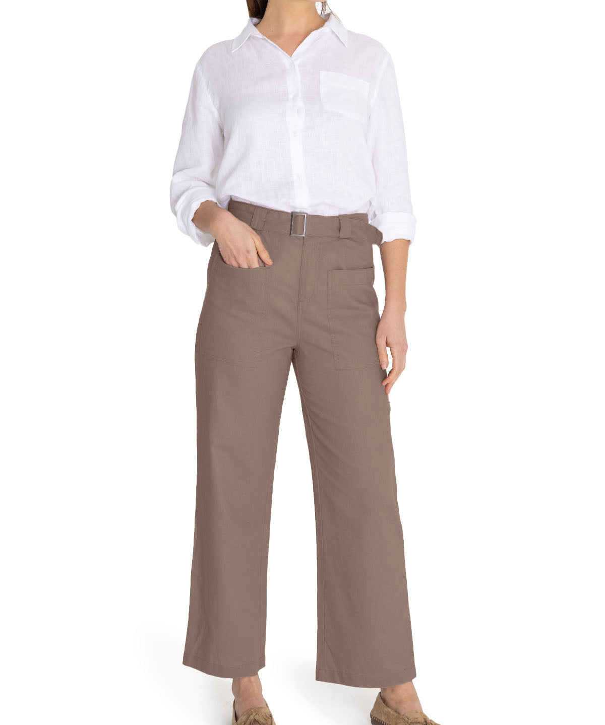 Pantalón Algodón Orgánico Mujer Flip Café Rockford