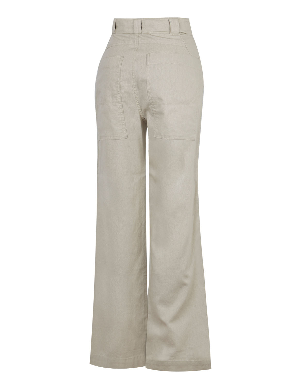 Pantalón Algodón Orgánico Mujer Flip Beige Rockford