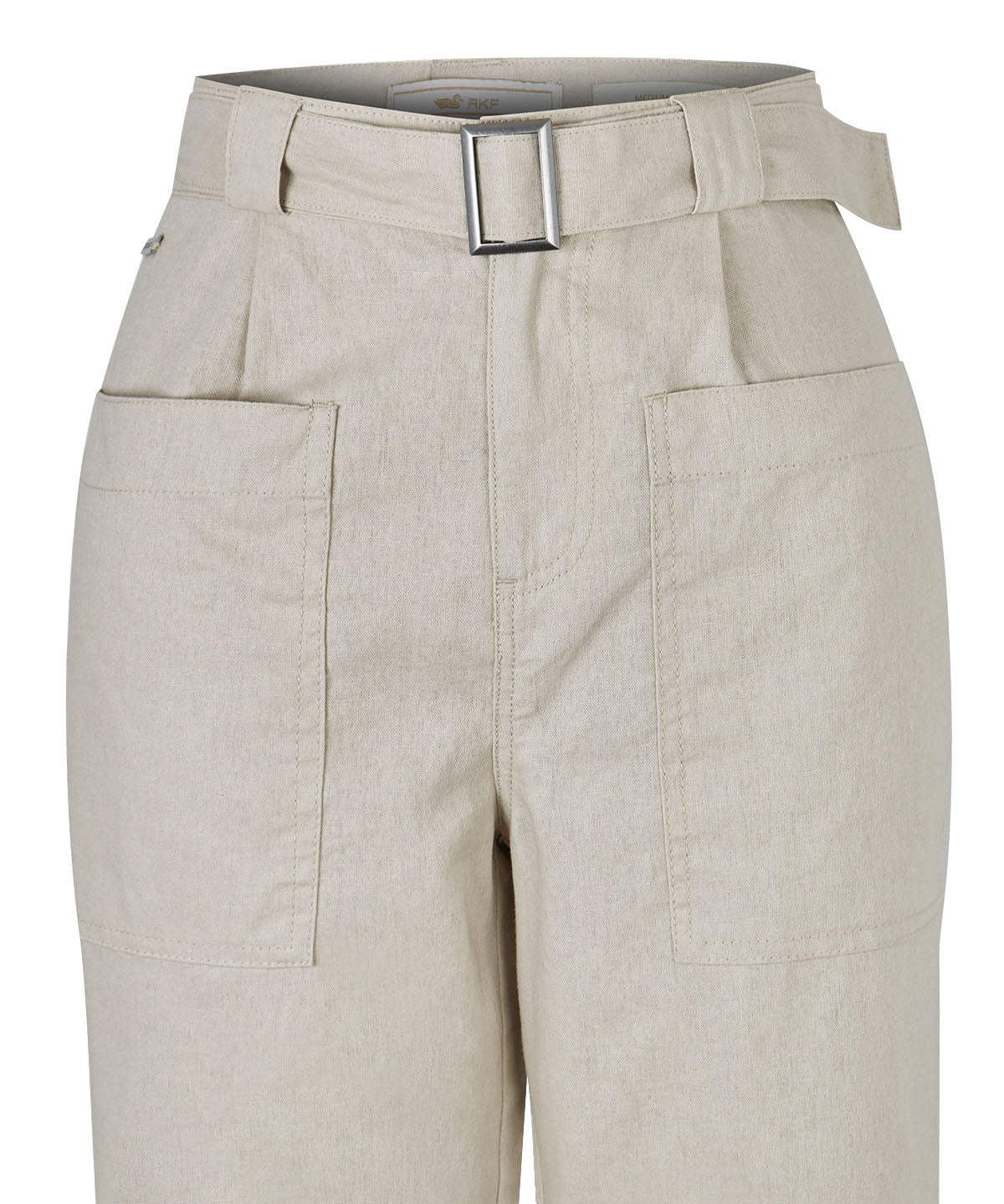 Pantalón Algodón Orgánico Mujer Flip Beige Rockford