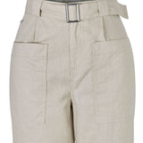 Pantalón Algodón Orgánico Mujer Flip Beige Rockford