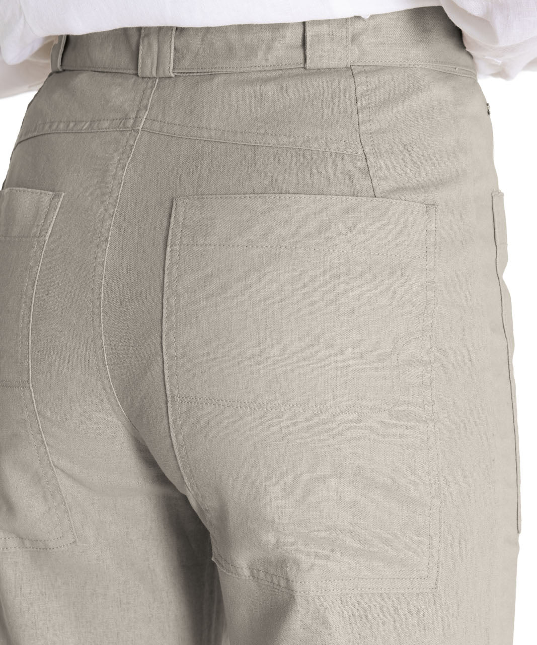 Pantalón Algodón Orgánico Mujer Flip Beige Rockford
