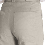 Pantalón Algodón Orgánico Mujer Flip Beige Rockford
