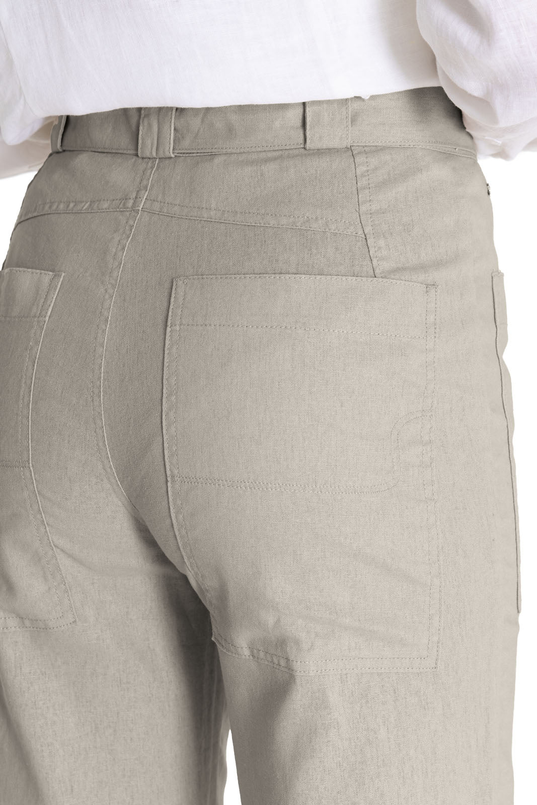 Pantalón Algodón Orgánico Mujer Flip Beige Rockford
