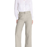 Pantalón Algodón Orgánico Mujer Flip Beige Rockford