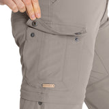 Pantalón Fibras Recicladas Mujer Desmontable Gris Rockford