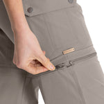 Pantalón Fibras Recicladas Mujer Desmontable Gris Rockford