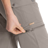 Pantalón Fibras Recicladas Mujer Desmontable Gris Rockford