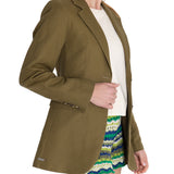 Chaqueta Lino Orgánico Mujer Rua Verde Rockford