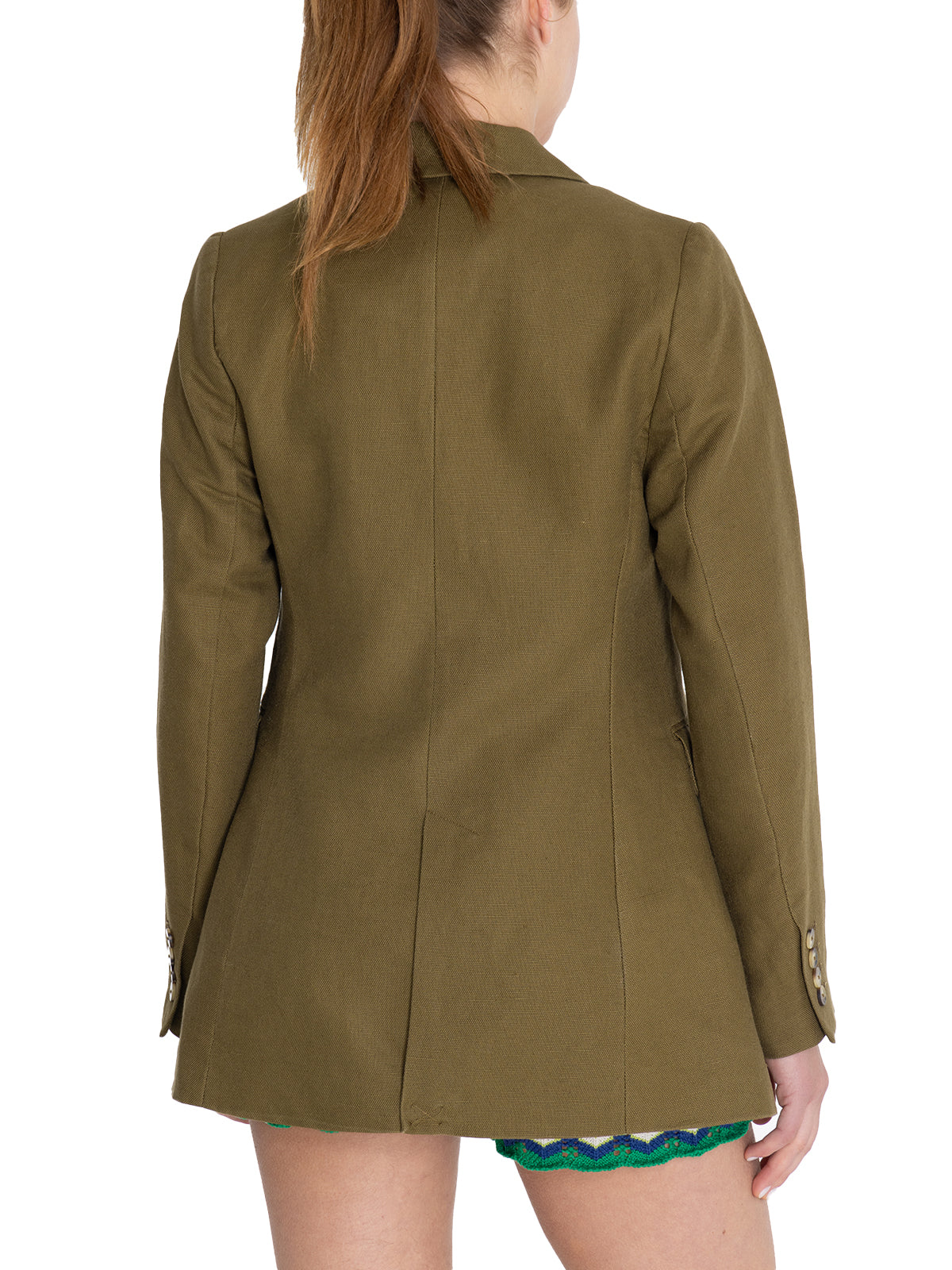 Chaqueta Lino Orgánico Mujer Rua Verde Rockford