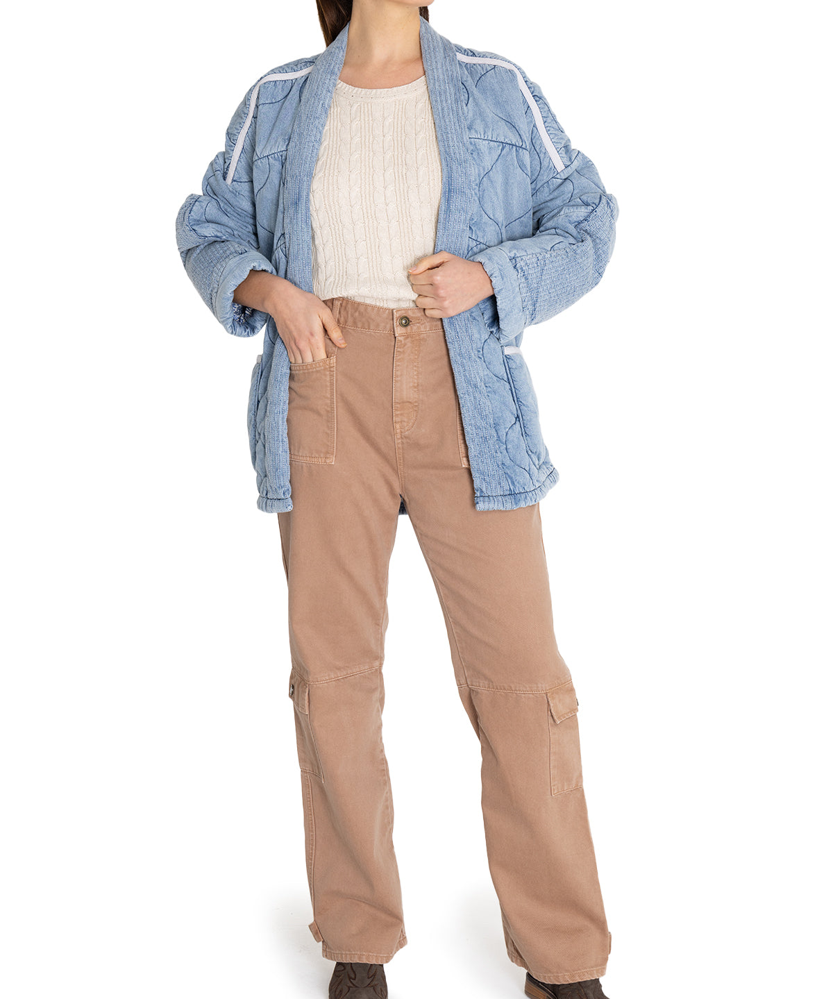 Chaqueta Thermore Mujer Flori Azul Rockford
