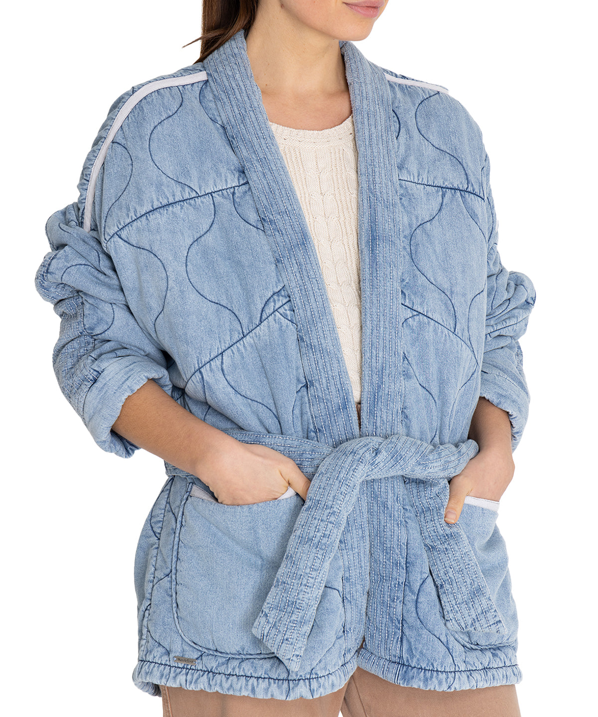 Chaqueta Thermore Mujer Flori Azul Rockford