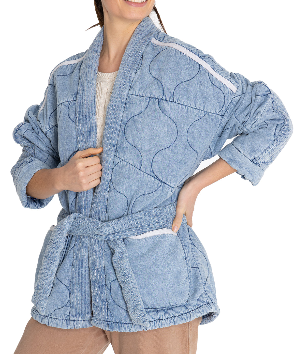 Chaqueta Thermore Mujer Flori Azul Rockford