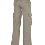 Pantalón Lino Orgánico Mujer Nimia Verde Rockford