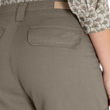 Pantalón Lino Orgánico Mujer Nimia Verde Rockford