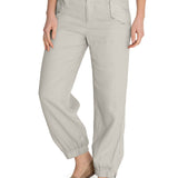 Pantalón Lino Orgánico Mujer Blake Beige Rockford