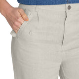 Pantalón Lino Orgánico Mujer Blake Beige Rockford