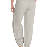 Pantalón Lino Orgánico Mujer Blake Beige Rockford