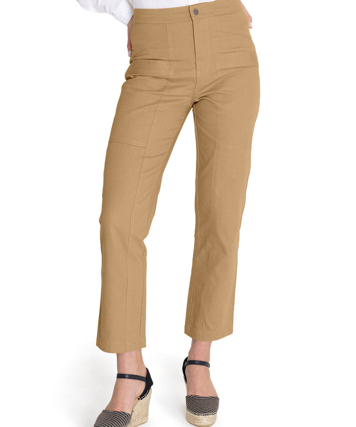 Pantalón Algodón Orgánico Mujer Isis Amarillo Rockford