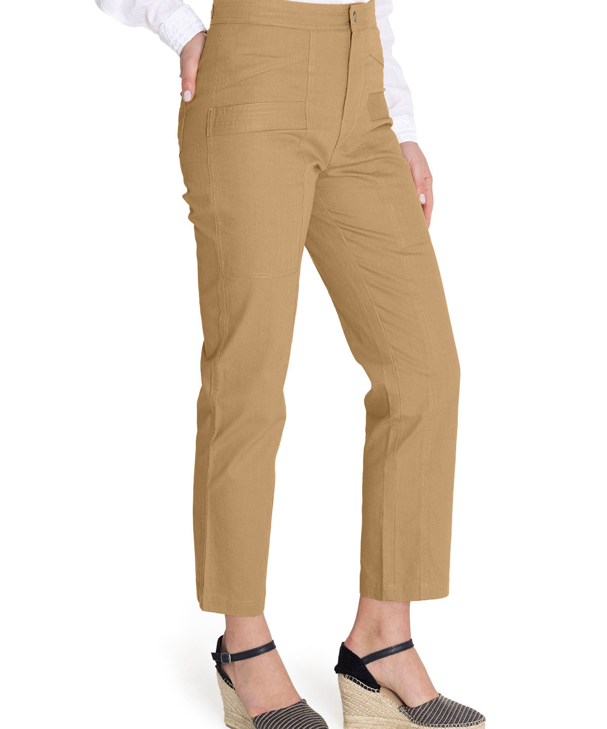 Pantalón Algodón Orgánico Mujer Isis Amarillo Rockford
