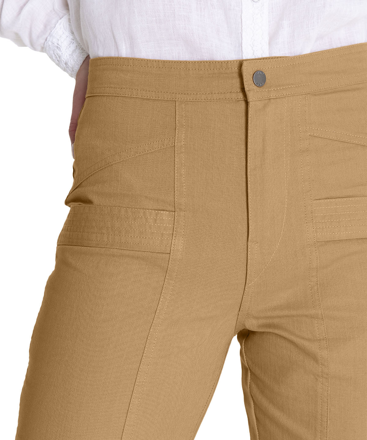 Pantalón Algodón Orgánico Mujer Isis Amarillo Rockford