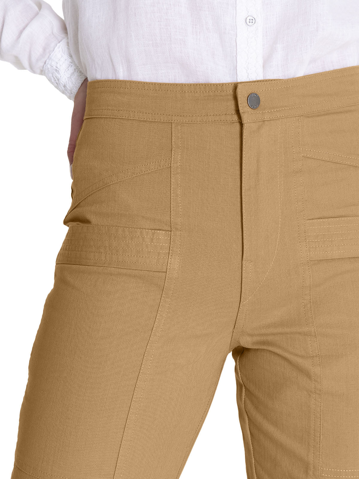 Pantalón Algodón Orgánico Mujer Isis Amarillo Rockford