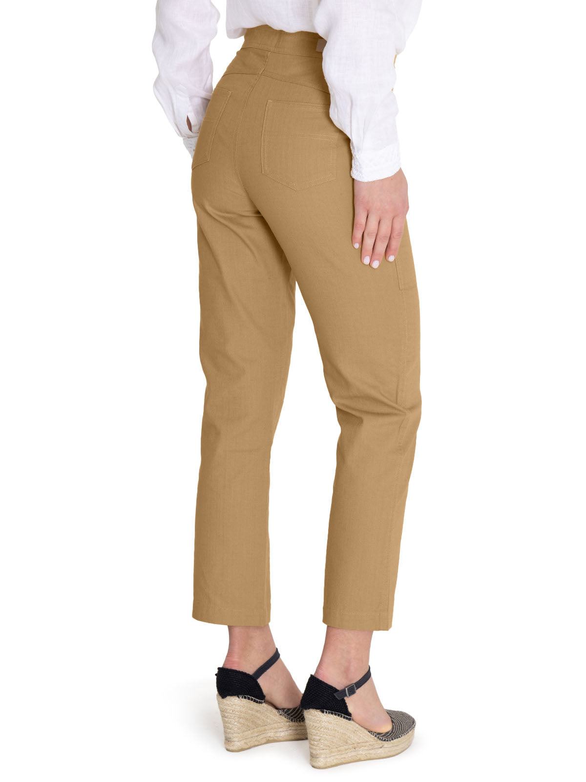 Pantalón Algodón Orgánico Mujer Isis Amarillo Rockford